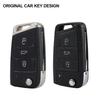 TPU Car Flip Key Case Cover Shell Fob For Seat Ateca Leon FR Ibiza Skoda Octavia Kodiaq