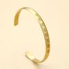 Metal Retro Style Flower Girl Adjustable Half-Open Thin Artistic Chinese Bracelet