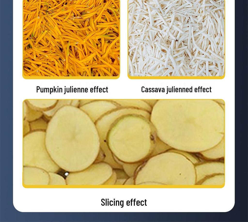 Hand-Cranked Electric Shredder & Slicer: Ideal for Pumpkins, Carrots, Cassavas, Sweet Potatoes. Perfect for Farming and Household Use.
