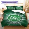 FC St. Gallen Pattern Bedding Set Quilt Cover Pillowcase Home Decor Gift (1 * duvet cover + 2 * pillowcase, without core)