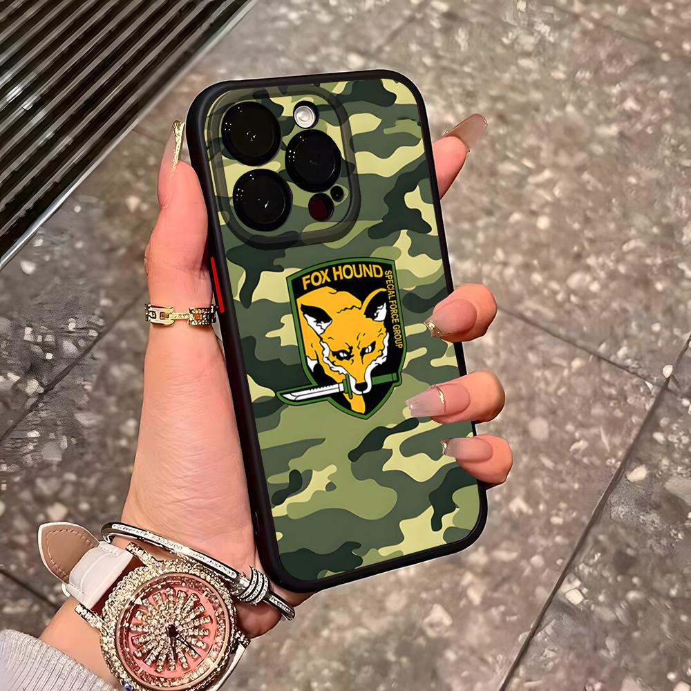 

Metal Gear Solid Phone Case For IPhone 15 Pro Max 14 Pro 16Pro Max 13 11 12 Mini Xs X Xr 7 8 Plus Se Matte Back Cover iPhone XR