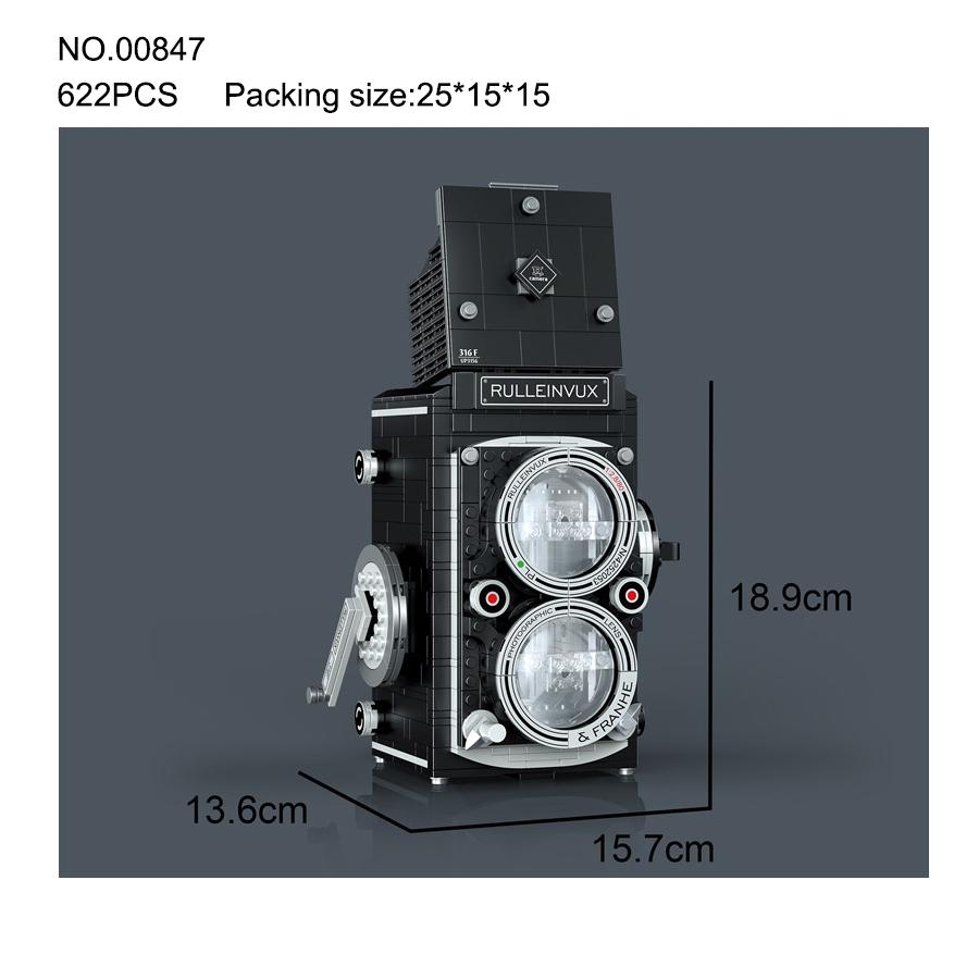 Creative Trend Camera Building Blocks Model Assembly Kids Toys Mini Bricks Christmas Birthday Gifts