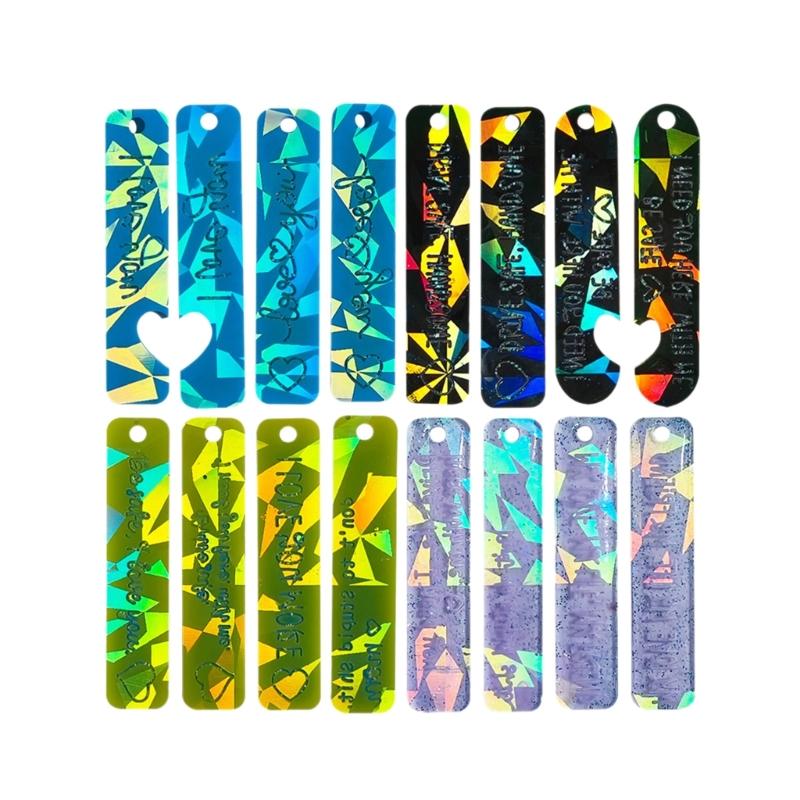 Letter Keychain Resin Silicone Mold Holographic Earring Pendant Handmade Mold for Jewelry Making DIY Epoxy Resin Molds