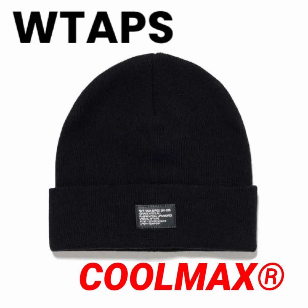 Used WTAPS Knit Hat Beanie Black COOLMAX