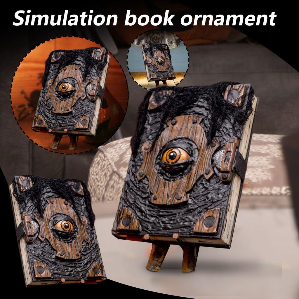Curse The Devil's Eye Horror Book Atmosphere Decoration Home Handicrafts And Ornaments In Stock