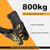 4Pcs Ratchet Strap Tie Down Kit 800lb Break Strength with Safety S Hooks+Soft Loop Tie-Downs for Trucks, Cargo, Motorcycle,