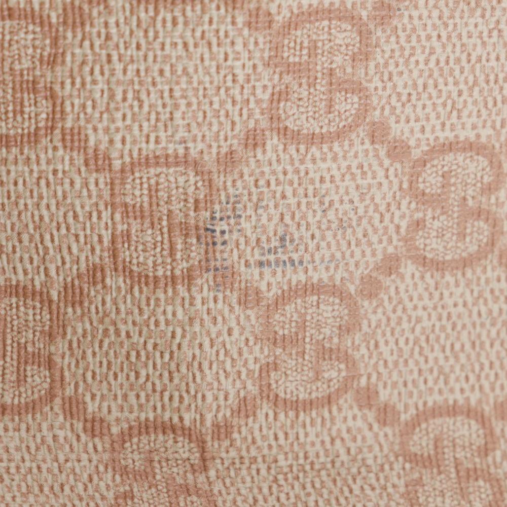 GUCCI Boston bag 216484 pink beige GG Supreme Canvas Women Used