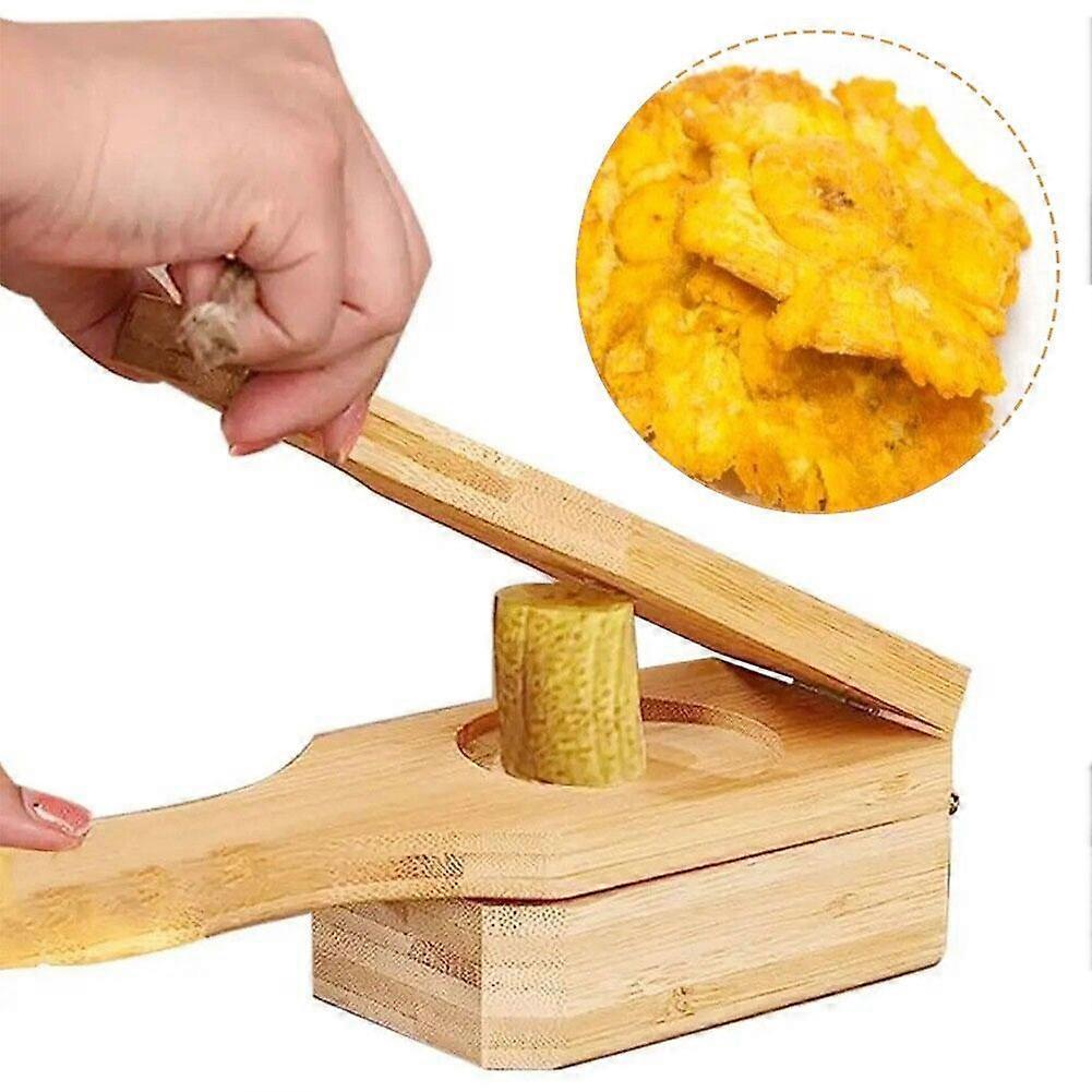 Banana Press With Handle Banana Mashing Tool Kitchenware Wooden Craft