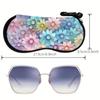 Eyewear Case Waterproof Floral Sunglasses Case Neoprene Eyeglasses Pouch Worry Free Zipper Sunglasses Pouch For Gifting Women