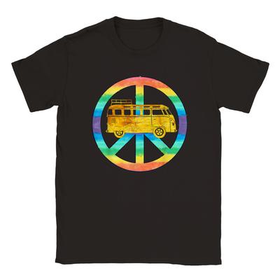 Hippie Bus - Peace - Classic Unisex Crewneck T-shirt