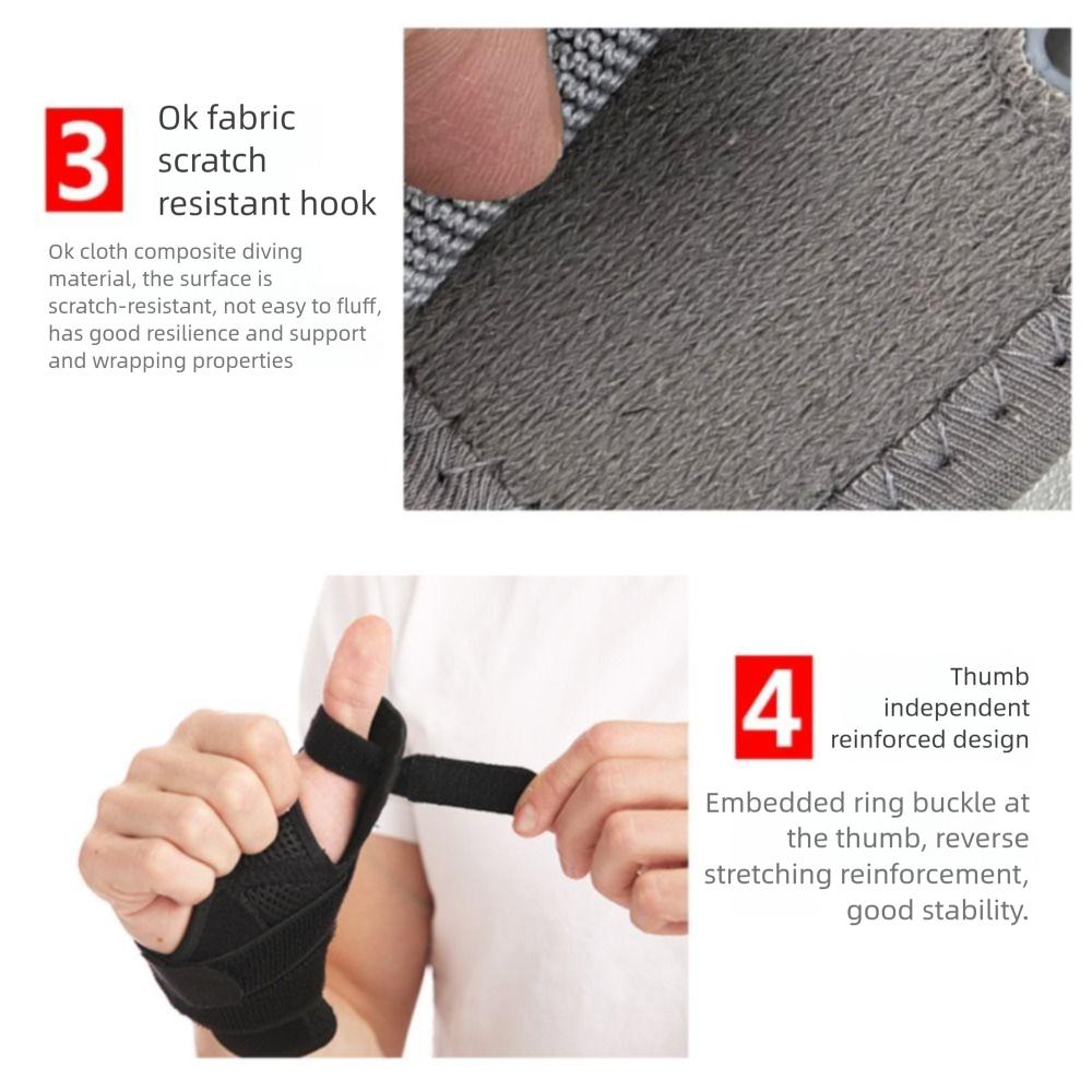 Nylon Thumb Wrist Brace Flexible Splint Elastic Wrist Guard  Wrist Uncomfortable
