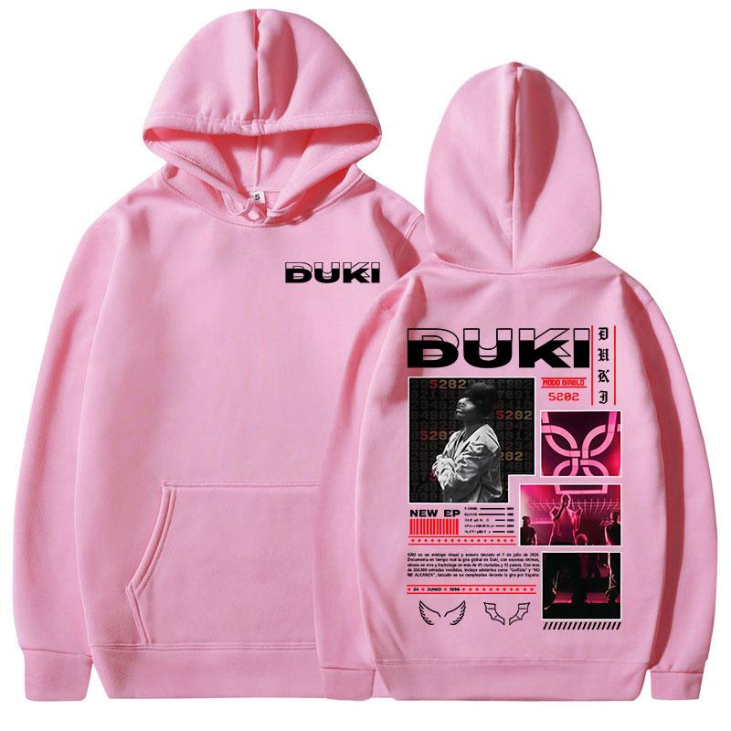 Rapper Duki 5202 MIXTAPE Album Hoodies Men's Women Clothing Fashion Hip Hop Hooded Sweatshirts Casual Fleece Keep Warm Pullovers