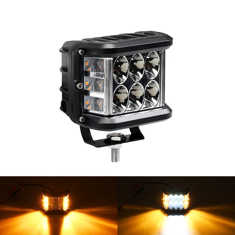 12LED Offroad Spot Flood Combo Work Light Bar LED for Car Truck Boat Tractor Spotlight Light Bar Car Headlights Fog Lamp