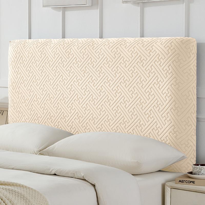 

1pc Thicken Elastic Bed Head Covers Solid Color Polar Fleece Back Protection Dust for Home 1.2m