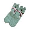 Calcetines de Invierno Cálidos y Peludos para Mujer, para Casa, Suelo, Dormir, Animales Lindos 3D, Forro Polar Grueso, Calcetín Borroso, Moda Japonesa, Estilo Coreano 2025
