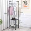 Corner Coat Rack Floor-standing Bedroom Home Bedside Clothes Rack Simple Storage Rack Corner Clothes Storage