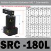 Clamping Rotary Cylinder SRC25/32/40/50/63R-L Small ACK Pneumatic Angle 90 180 Degree Downward Pressure
