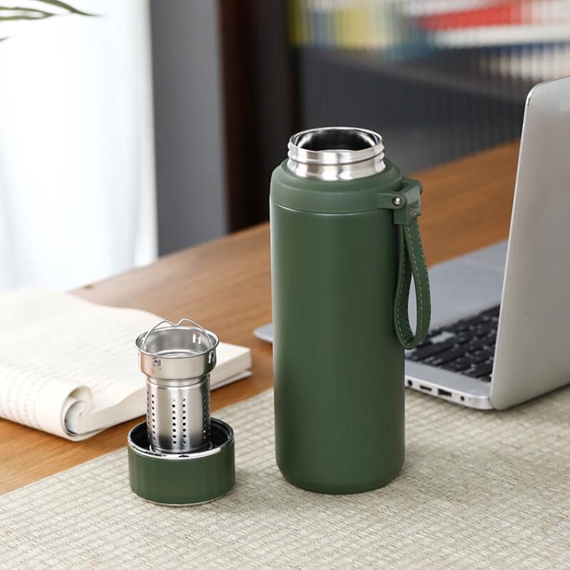 Duo Li 800ml Military Green Insulated Water Bottle