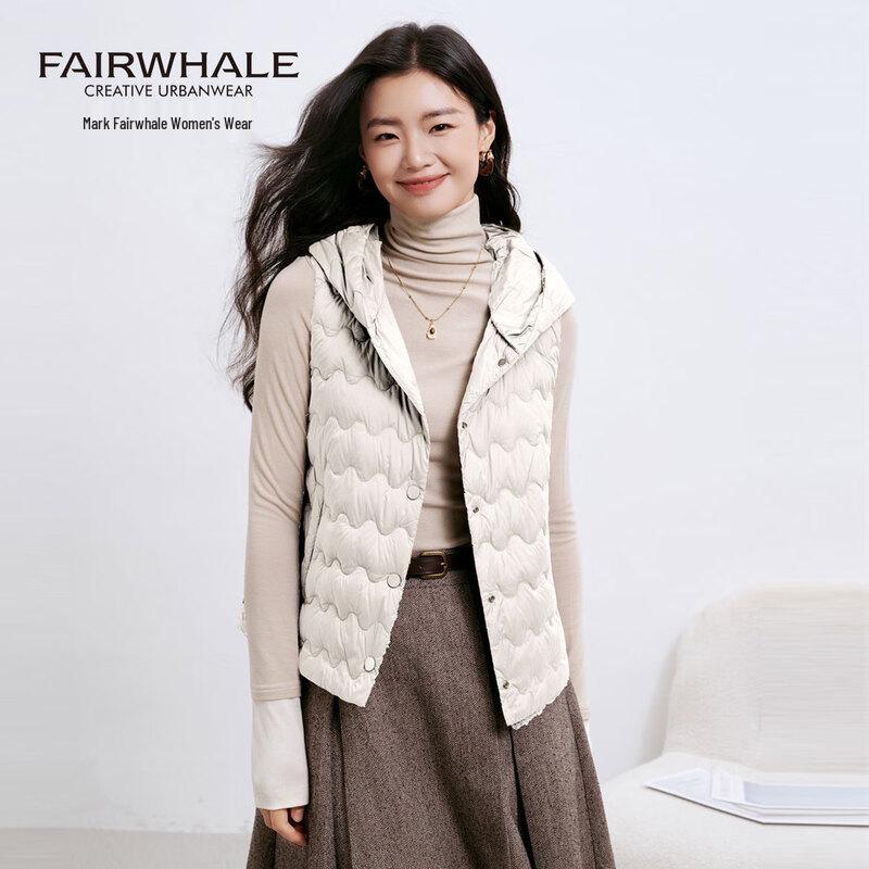 Mark Fairwhale Women's Hooded Lightweight Down Vest