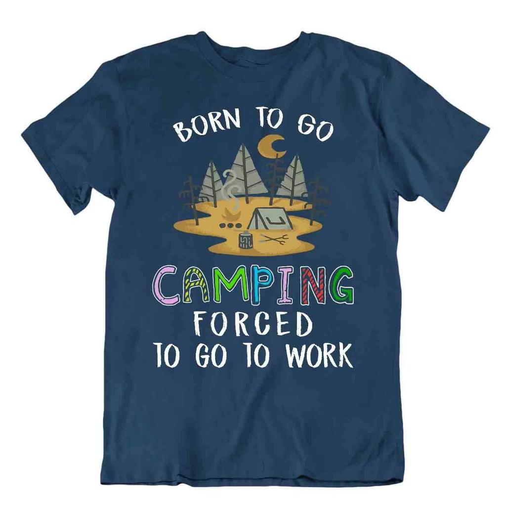 Camping Outside Trip T-Shirt Tee Cool Gift Cute Funny Work Outdoor Fresh Born