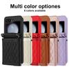 Crossbody Cards Solt Wallet Leather Case For Samsung Galaxy Z Flip 7 6 5 4 Flip5 RFID Lanyard Bag Diamond Shoulder Straps Cover
