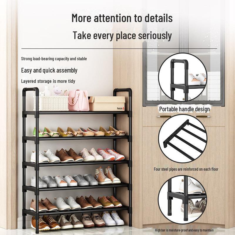 Multi-Layer Sturdy Shoe Storage Rack for Home or Dorm