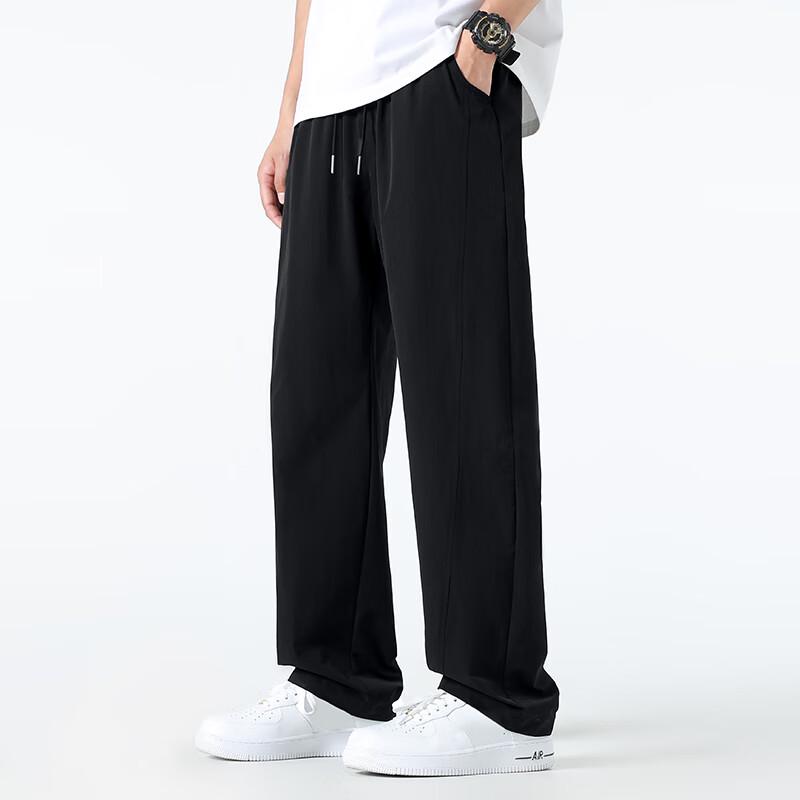 MINISO Men's Slim-Fit Curved Leg Cargo Pants