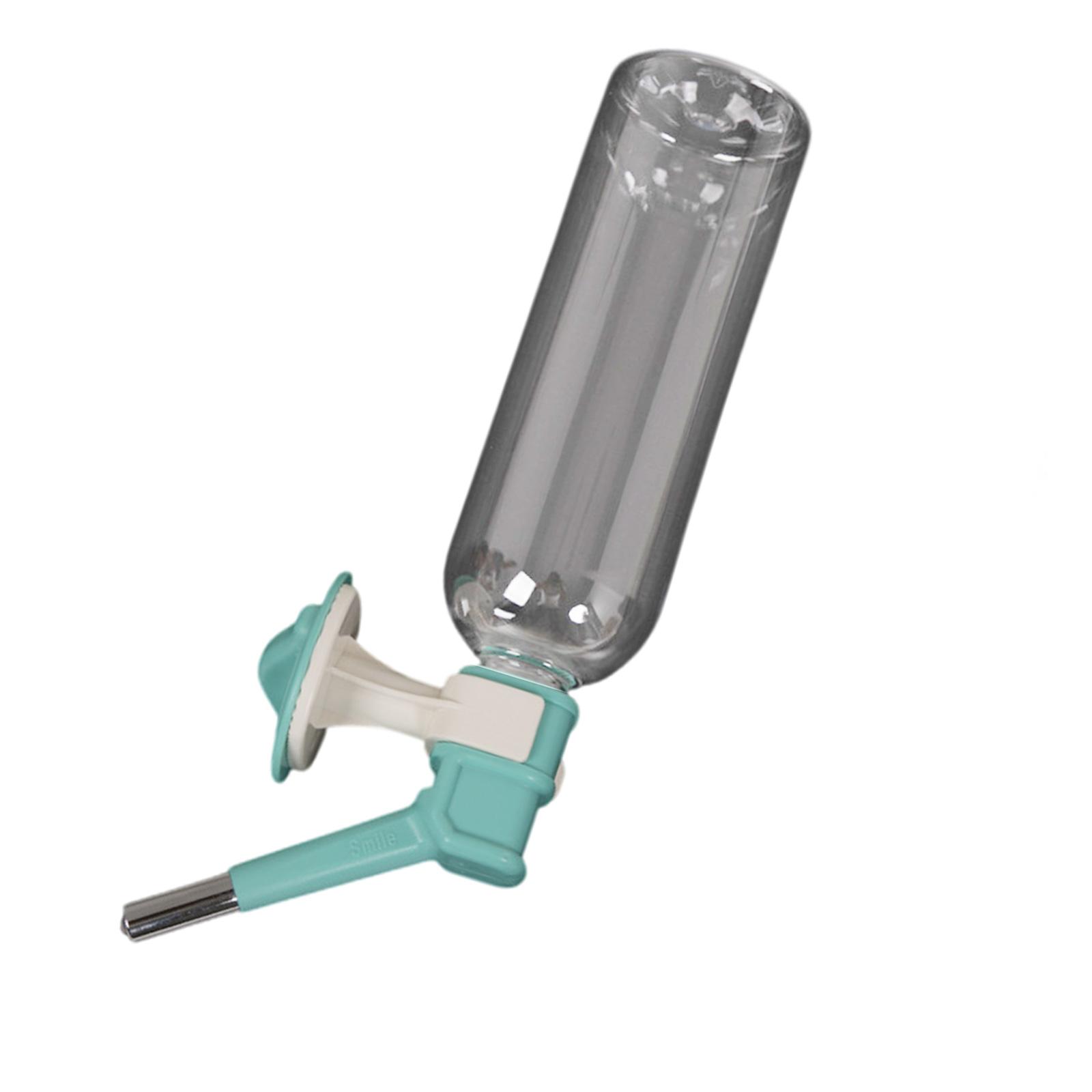 

490ml Hanging Pet Water Bottle with 360 Degree Rotatable LeakProof Spout for Small Dog Cats Indoor Outdoor Kennel Use зелёный