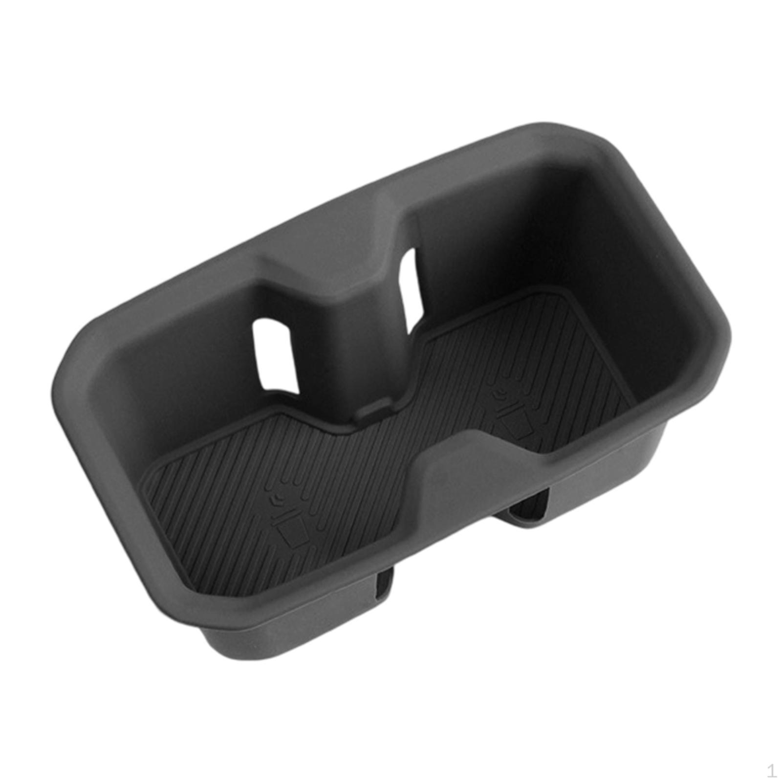 

Силиконовые подставки в подстаканник автомобиля, Водонепроницаемые, Нескользящие, Центральный органайзер, Подставка для напитков, Бутылка для воды чёрный