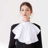 Elegant Pleated Collar Detachable Layered Neck Accessory For Women Men Kids Comfortable Polyester Fashion