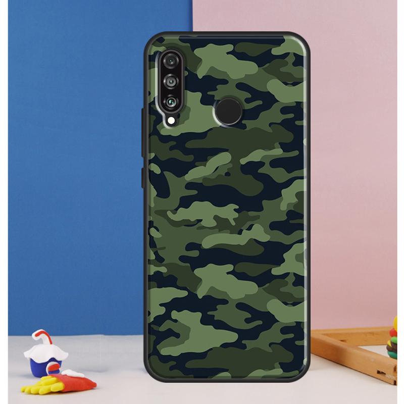 Camouflage Muster Hülle Für Huawei Nova 12s 7i 8i 11i 12i 9 10 SE Y73 Y90 Y70 Y72 Y61 Y91 P30 P40 Lite P60 Pro