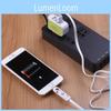 Versatile 3usb Candy Charger With Led Light For Apple Devices Travel-friendly