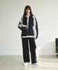 Slow Record House Piping Line Windbreaker_Navy