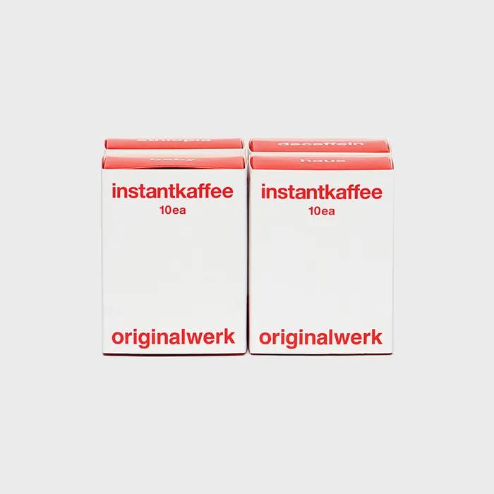 

Оригинальный растворимый кофе Berg 10 пакетиков 4 коробки 4 boxes, one of each type