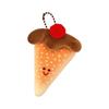 New Plush Funny Food Doll Dessert Cartoon Bread Charm Doll Keychain Cute Kawaii Backpack Girl