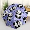 1pc Panda Pattern Automatic Open/Close Umbrella Compact Folding Umbrella, All-Season Portable Umbrella for Women/Men, Perfect Gift for Birthdays