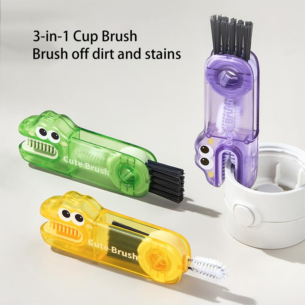 Cup Lid Gaps Cleaning Brush Set, Multifunctional Bottle Cleaning Brush, Cup Lid Gaps Bottle Cleaner Home Kitchen Brush Tools Multicolor