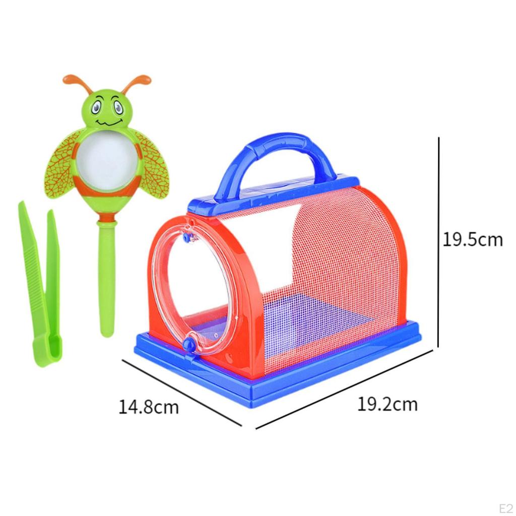 Creature Observation , Magnifying Glass Toy, Box, Educational Glass,
