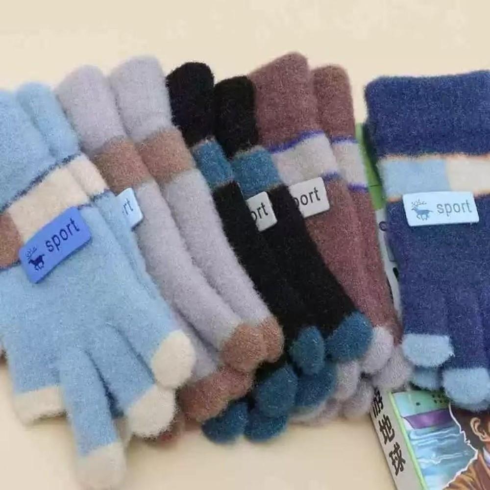 6-13Years Old Coldproof Children Mittens Windproof Baby Gloves Kids Winter Gloves Baby Boys Girls
