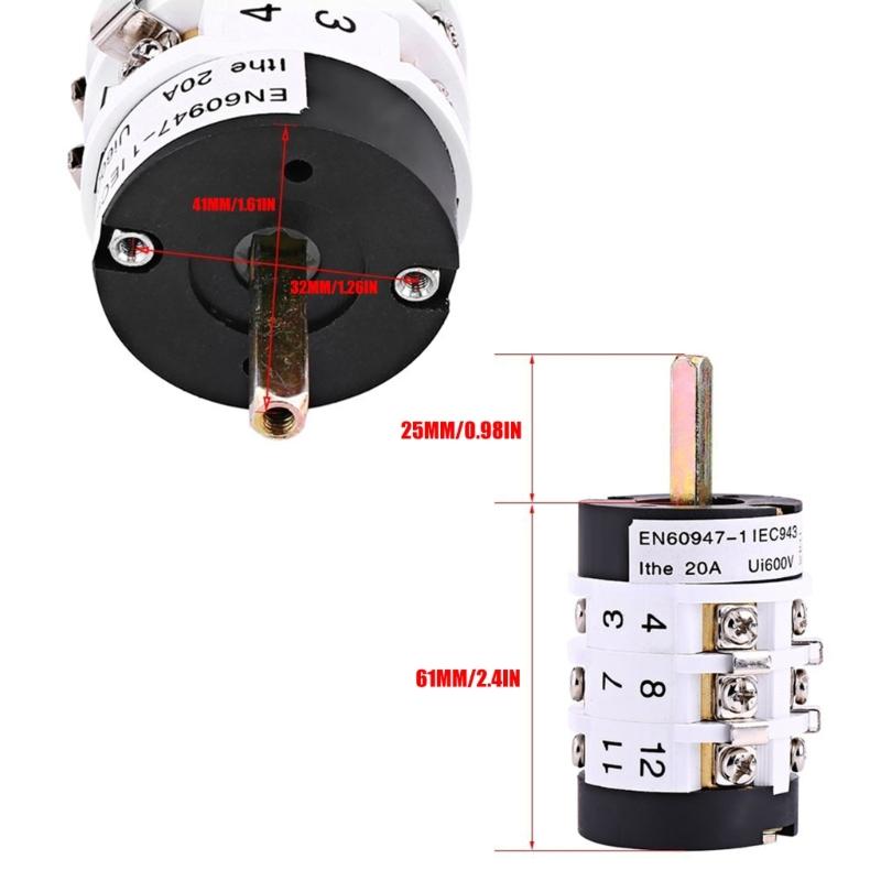 Tire Changer Switches,110V 20A Car Tire Changer Metal Machine Motor Forward Reverse Switches Turn Table Pedal Tool