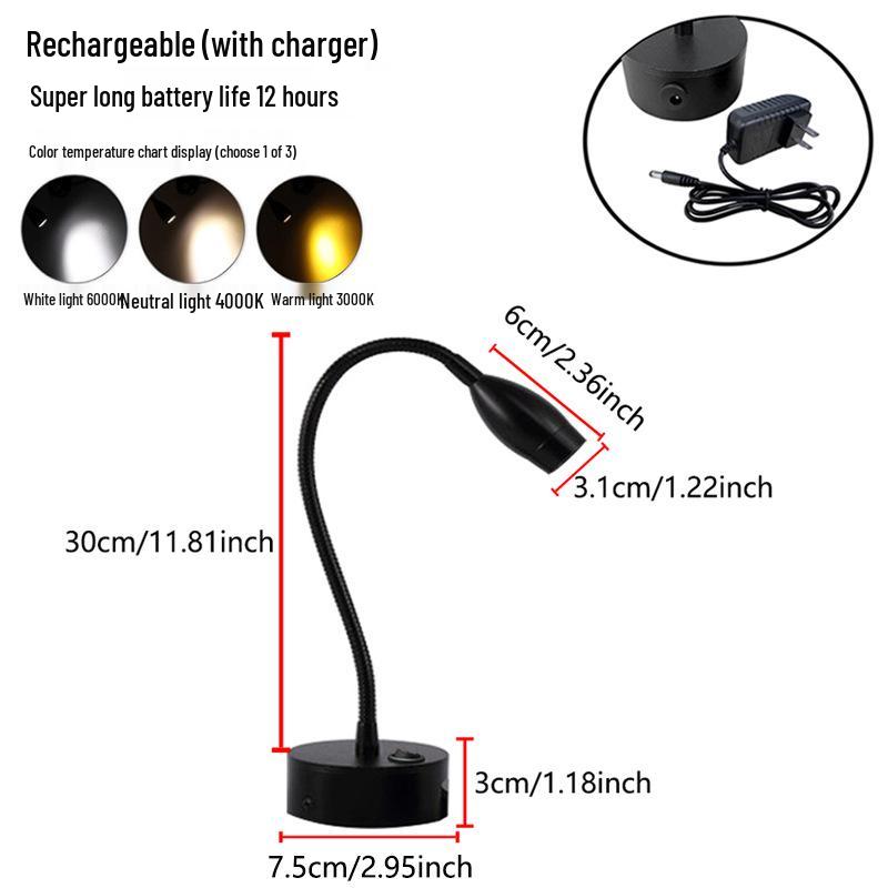 Wireless Jewelry Display Spotlight with Battery