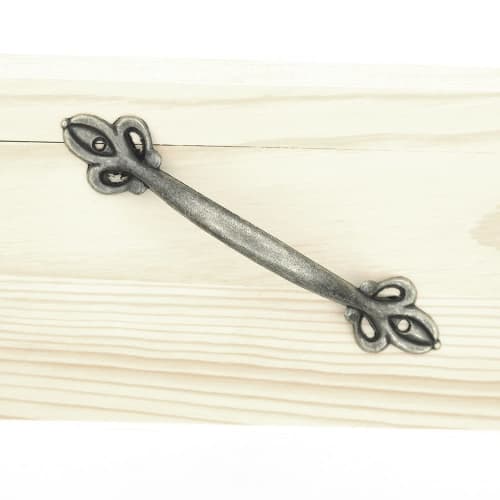 Hymyily 10-Piece Zinc Alloy Arched Antique Handles, Retro Bow-Shaped Pull Handles, Approx. 4.5" Long X 0.8" Wide, Antique-Style Screws for Furniture,