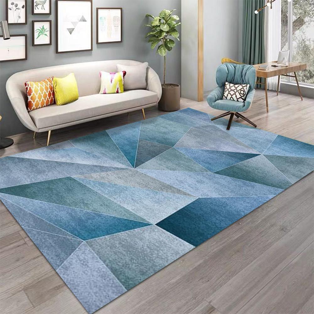 Ins Nordic Living Room Carpet Coffee Table Rug Modern Minimalist Home Decor Geometric Style Bedroom Room, Bedside Floor Mat