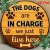 Vintage Dog Metal Wall Sign 8x8 Inch Bar Decor Tin Plaque