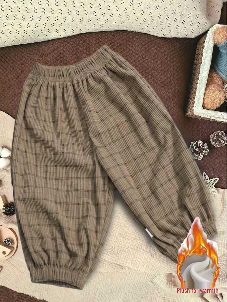 Children's Fleece-Lined Winter Pants: Boys' and Girls' Warm Sweatpants for Cold Weather