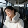 Cooling Memory Foam U Shaped Pillow Slow Rebound Removable Washable Cover Portable Neck Support for Travel Office Nap Comfort