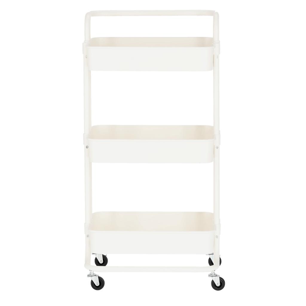 Hairdressing Trolley Cosmetic Spa For Salon Shelves Mobile Shelf On Wheels For Salon White