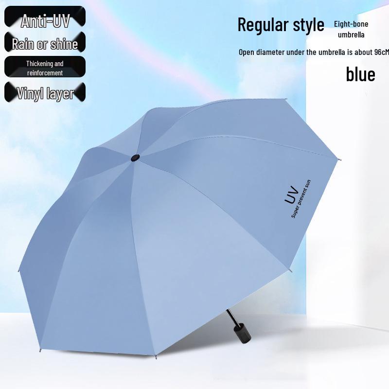 Parapluie Pare-Soleil Double Usage Extra Large: Épais, Renforcé, Pliable pour le Soleil et la Pluie