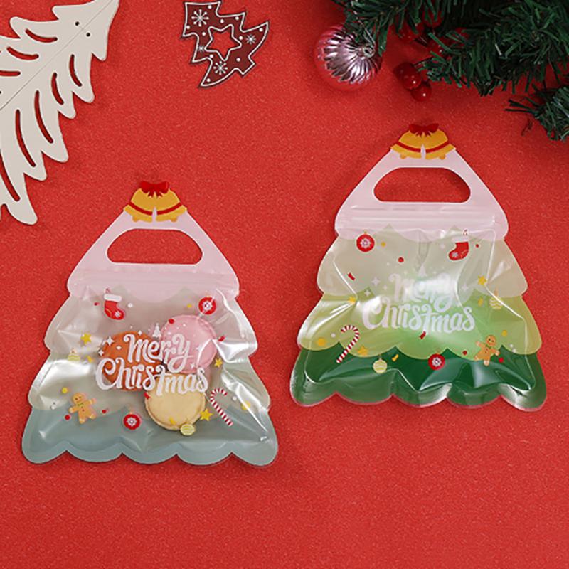 Christmas Gift Bags Santa Elk Snowflake Tote Bag Children'S Gift Bags Thickened Non-Woven Waterproof Bag Christmas Decoration