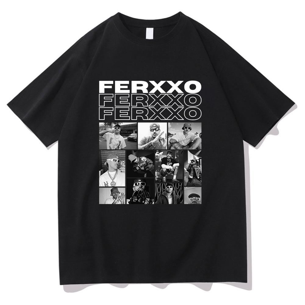 FerxxoCalipsis Tour 2026 T Shirt Hot Fashion Unisex Vintage Feid Ferxxo Sixdo T-Shirt Unisex High Quality Retro Cotton Tees Shirts
